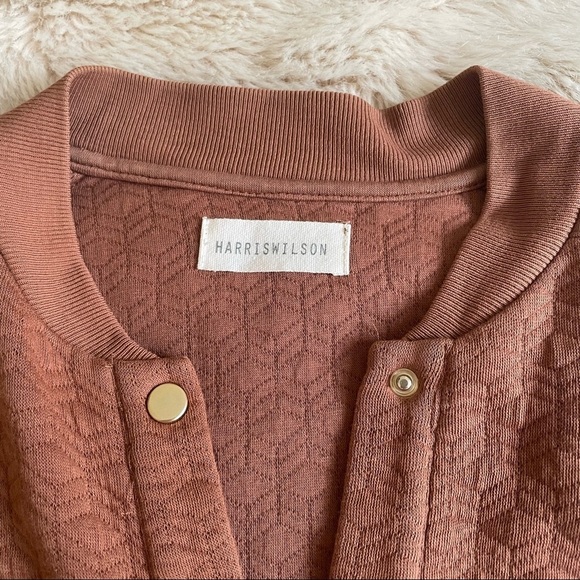 HARRIS WILSON SNAP BUTTON FRONT CARDIGAN  - S - Picture 7 of 14